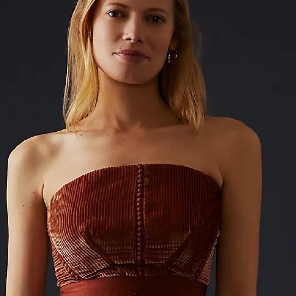 Anthropologie Velvet Asymmetrical Dress - Picture 10 of 15